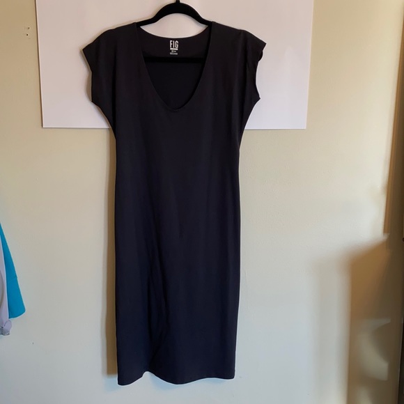 Figs Dresses & Skirts - FIG Ocean Black Shirt Dress Sz S
